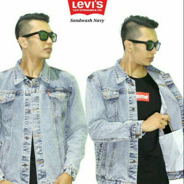 JAKET LEVIS SANDWASH NAVY / JAKET LEVIS ORIGINAL