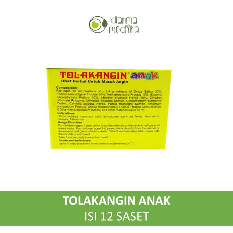 Tolak angin ANAK pak 12 sachet