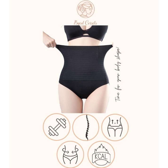 Byeol Corsets Slimming Corset Korset Kolor Pelangsing Underwear Shaper Seamless Kolor Tipis Celana Dalam Korset Ultra Thin Tipis Seamless