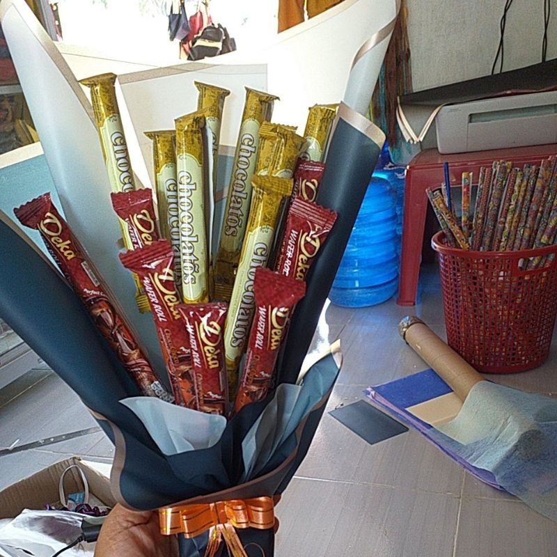 

Buket jajan chocolatos mix deka