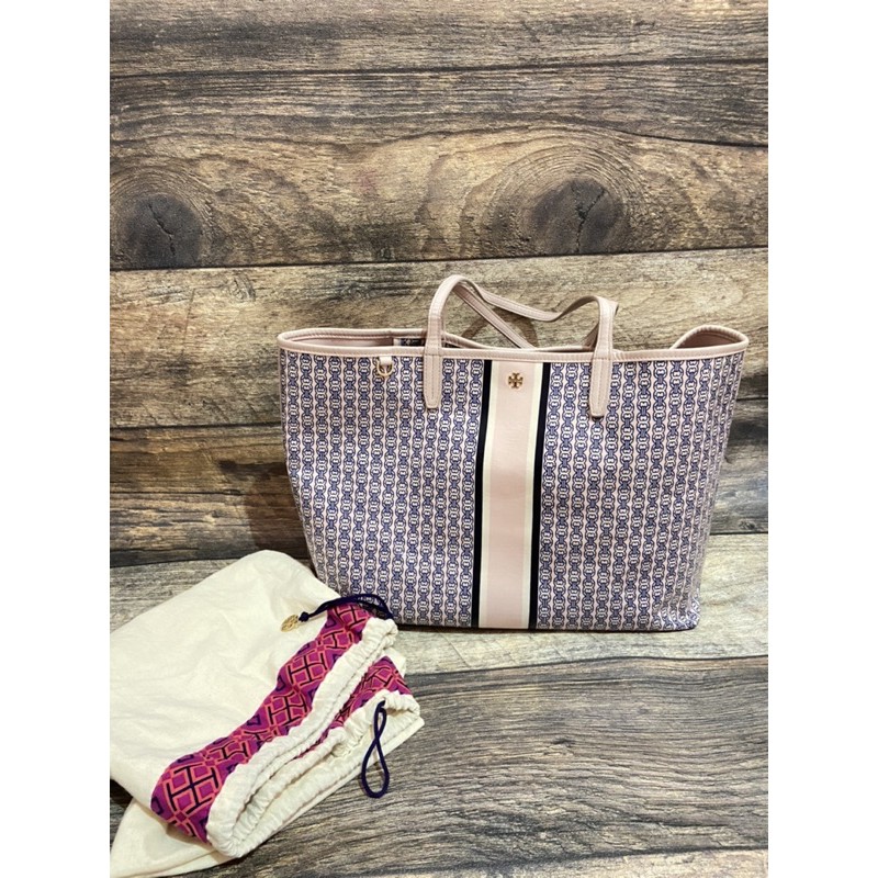 tory burch gemini link tote large preloved