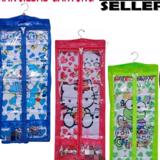 [COD] RAK GANTUNG HIJAB / JILBAB KARAKTER - HANGING JILBAB ORGANIZER HJO