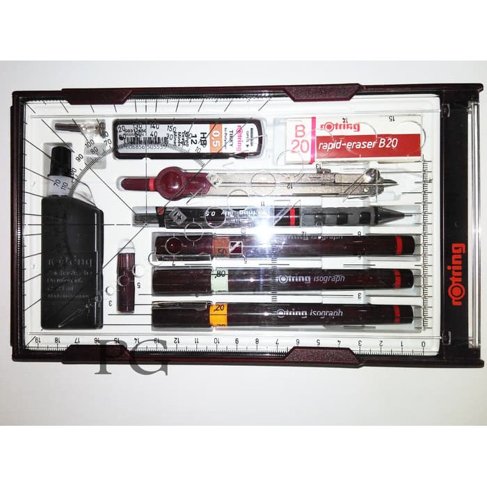 

Rotring Rapido College Set 0.2/0.3/0.5 Isograph Master