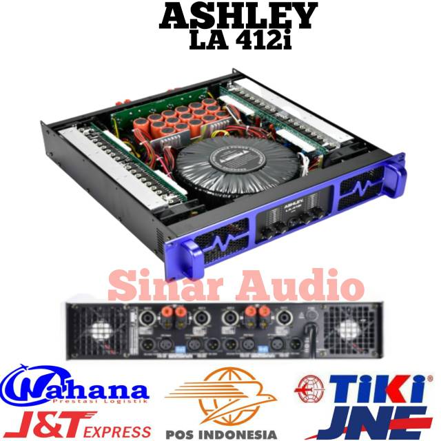 Power Ashley LA 412 i Amplifier 4 Channel Ashley LA 412i Class H Original LA412i