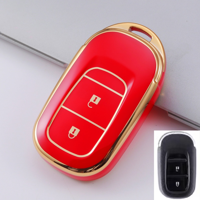 Casing Kunci Remote Mobil Bahan TPU Untuk Honda Civic City Accord CRV CR-V XR-V Odyssey Vezel Jade Crider