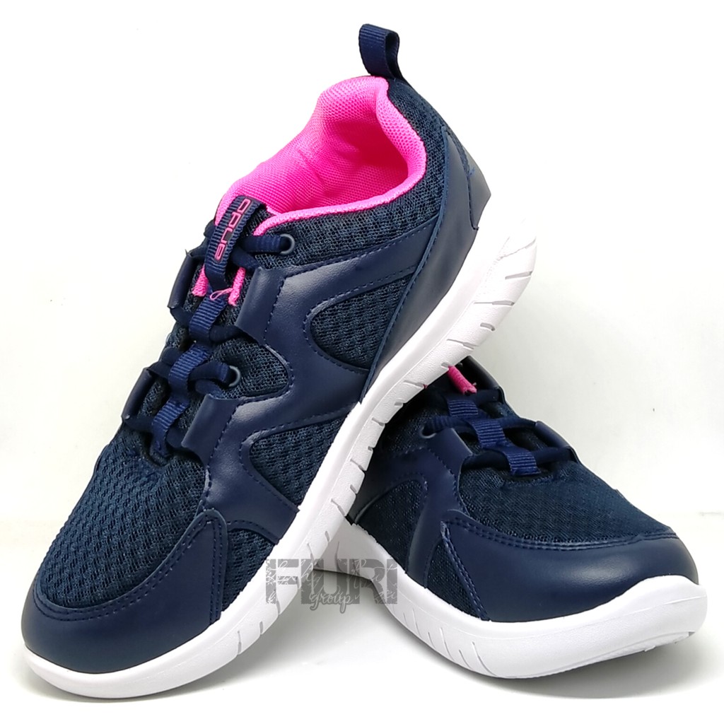 FIURI - ANDO ORIGINAL - VIU 37-40 NAVY PINK - SEPATU SNEAKERS SPORT KANVAS SOL KARET ANAK PEREMPUAN - SEPATU KETS FASHION TRENDY WANITA DEWASA - SEPATU OLAHRAGA LARI FITNES SENAM KERJA KULIAH BERTALI CEWEK MURAH PROMO DISKON BONUS KAOS KAKI