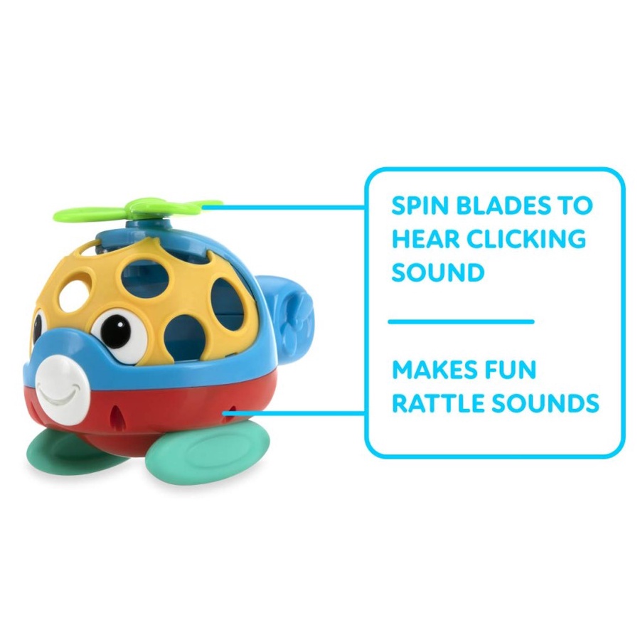 NUBY PLAY Play Pals Rattle - Helicopter