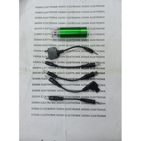 MOBILE PHONE EMERGENCY CHARGER PAKAI BATERAI AA 1 BUAH, OUTPUT 5 VOLT