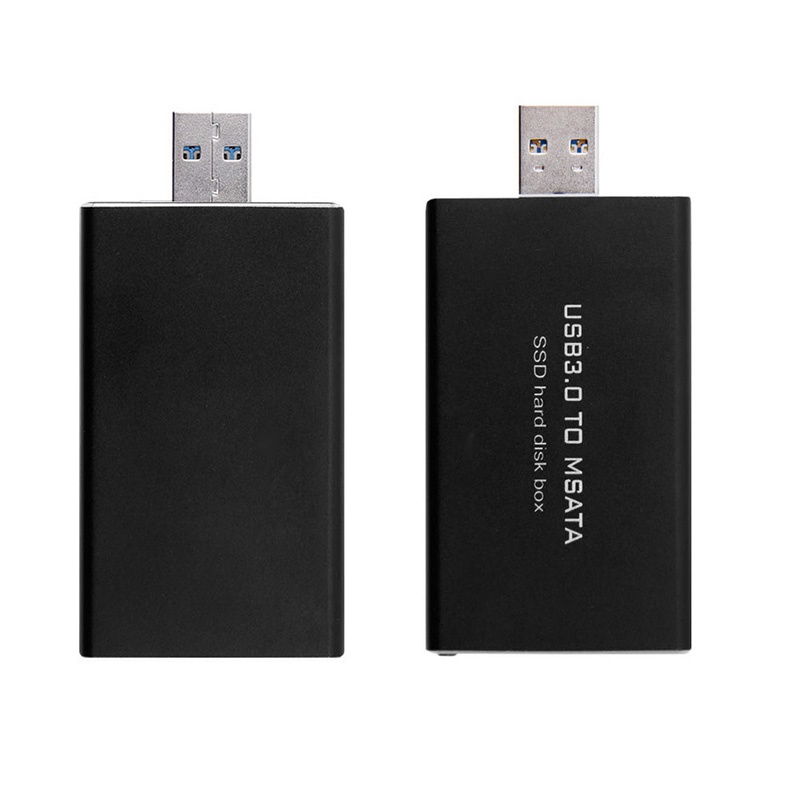 Btsg USB 3.0 Ke mSATA SSD Hard Disk Box Converter Adapter Kandang External Untuk Case