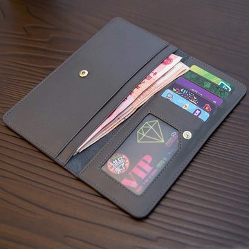 Dompet Wanita Panjang / Dompet Uang dan Kartu Muat Banyak / Dompet Panjang Slim / Dompet Wanita Warna Matte