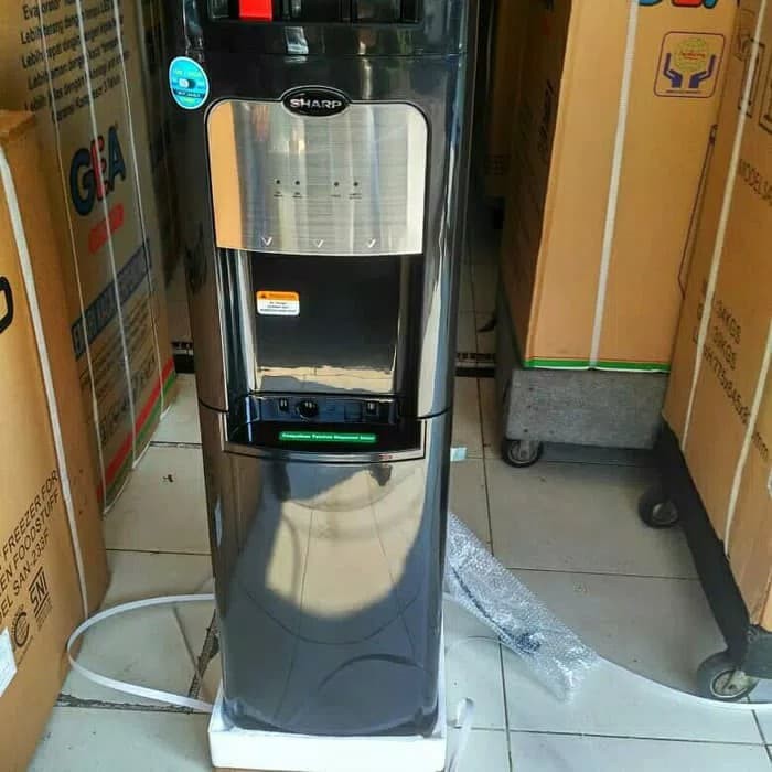 Dispenser Sharp Galon Bawah 72EHL Kompressor Garansi 1 Tahun panas Dingin Normal