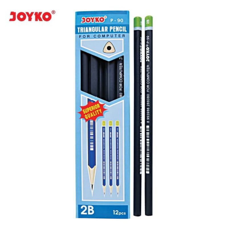 

Pensil Joyko 2B Segitiga P-90 per pak termurah