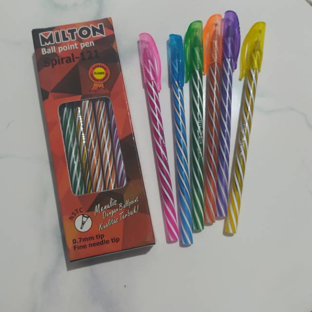 

MILTON BALLPOINT PEN SPIRAL- 121