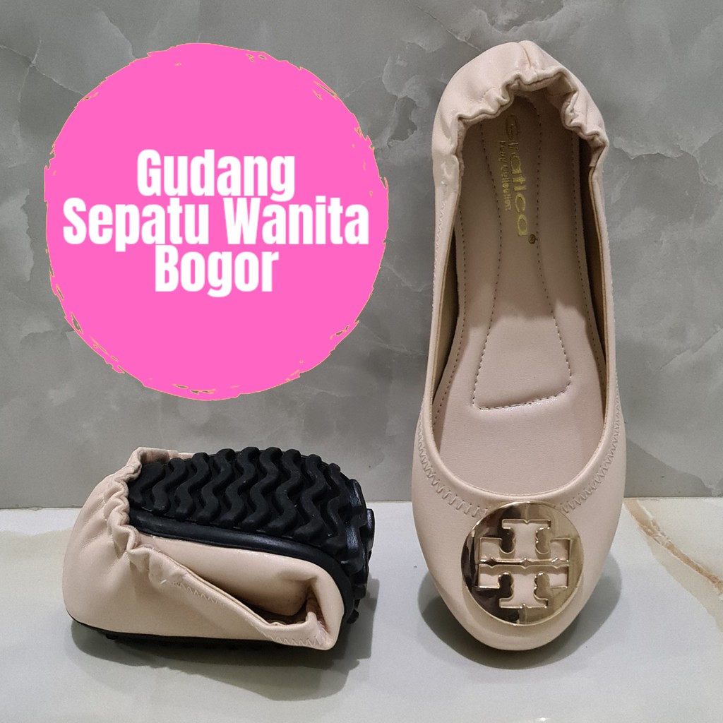 Gratica Sepatu Wanita Flat Shoes Raissa RJ 092-KREM