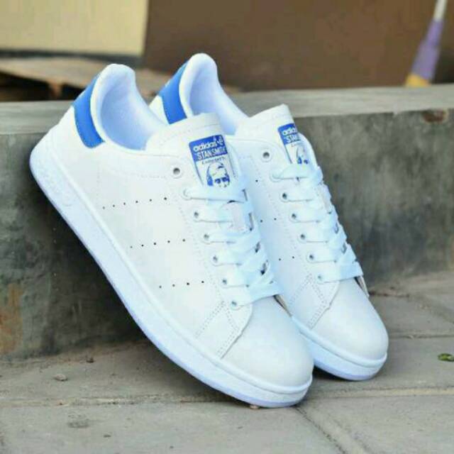 Sepatu Adidas Stansmith Putih Biru Murah