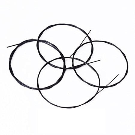 Ukulele String 4 Strings Nylon / Senar Ukulele 4 pcs/set Hitam/Black