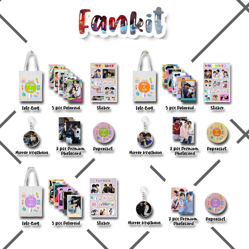 [READY]FANKIT holy trinity/billkinpp/brightwin/bounprem/mewgulf - GMMTV/BL/Couple/Thai
