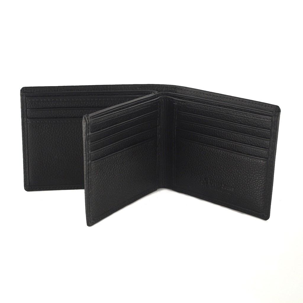 TOKOKOE - Dompet Pria model Tidur bahan Kulit Premium Dompet Lipat - David Jones 211 Black