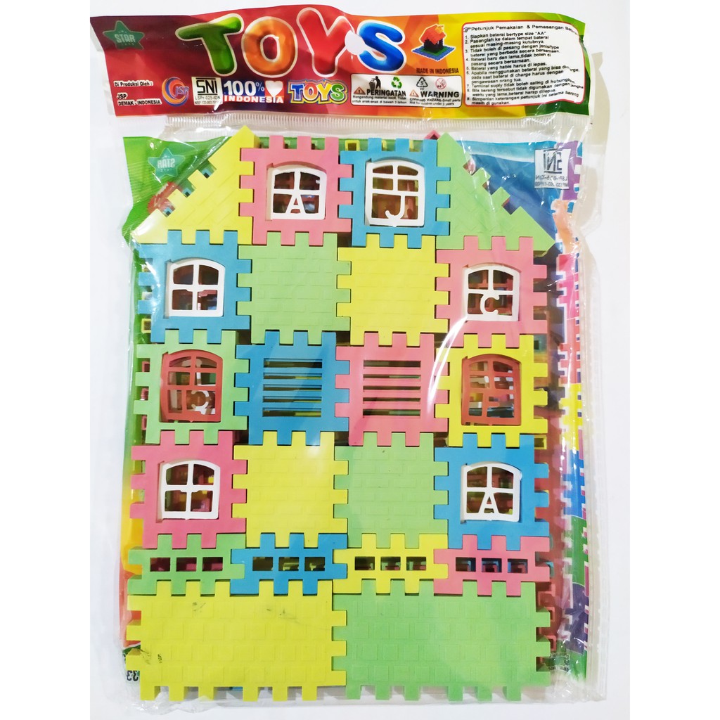 Mainan Anak Block Rumah / Lego rumah