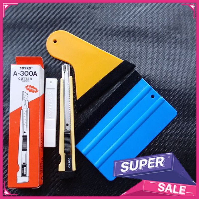 Alat pasang Stiker Alat Pasang Skotlet motor Alat pasang Stiker satu set