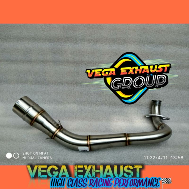 leher knalpot racing inlet 50 full banding VARIO/PCX 125-160CC BEAT FI/NEW 2012-2020 big elbow for c