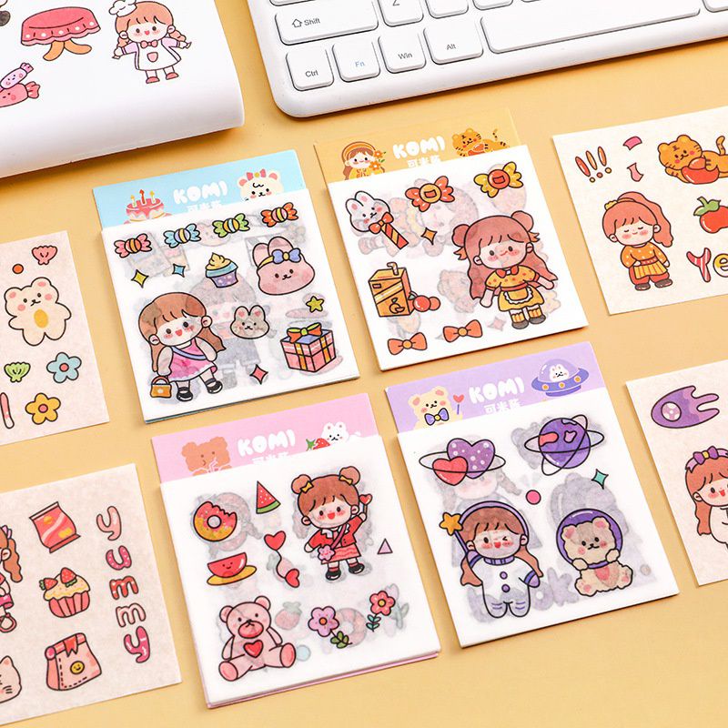 

KIANDAA 12 LEMBAR STICKER KISS CUT BAHAN WASHI STIKER KOMI MOTIF BEAR ANAK PEREMPUAN KOREAN STYLE WARNA PASTEL DECO STIKER BOTOL JURNAL DIARY SCRAPBOOK STATIONERY MAKASSAR COD