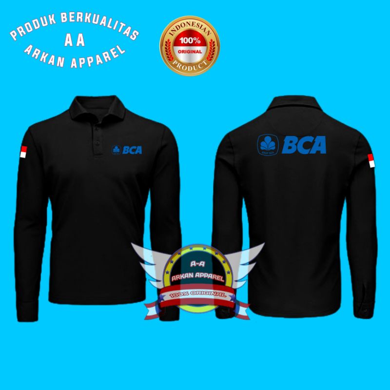 KAOS KERAH BANK BCA KAOS POLO SHIRT BANK BCA