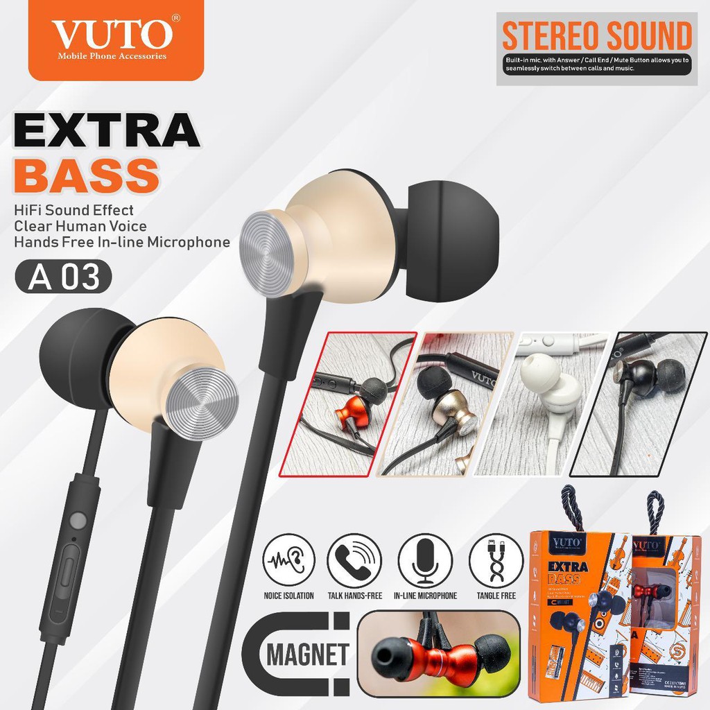 Headset Vuto A03