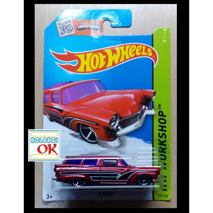 Hot Wheels 1/64 8crate - 8 crate (metallic red)