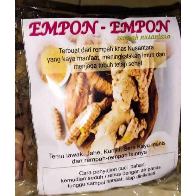 

JAMU EMPON - Empon Corona Minuman Tradisional 1pack isi 10bks