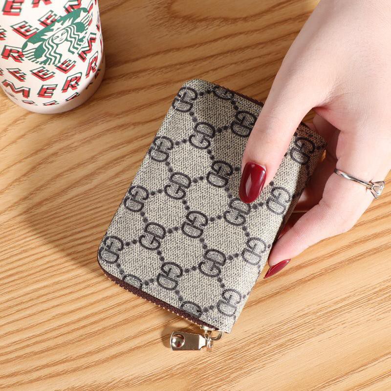 Dompet Kartu Resleting Dompet Mini Wanita Fashion