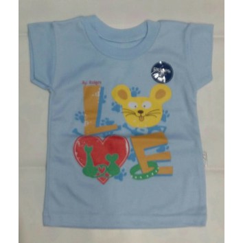 Kaos Oblong Anak Ridges ukuran L / Oblong Anak Ridges L Isi 3 pcs