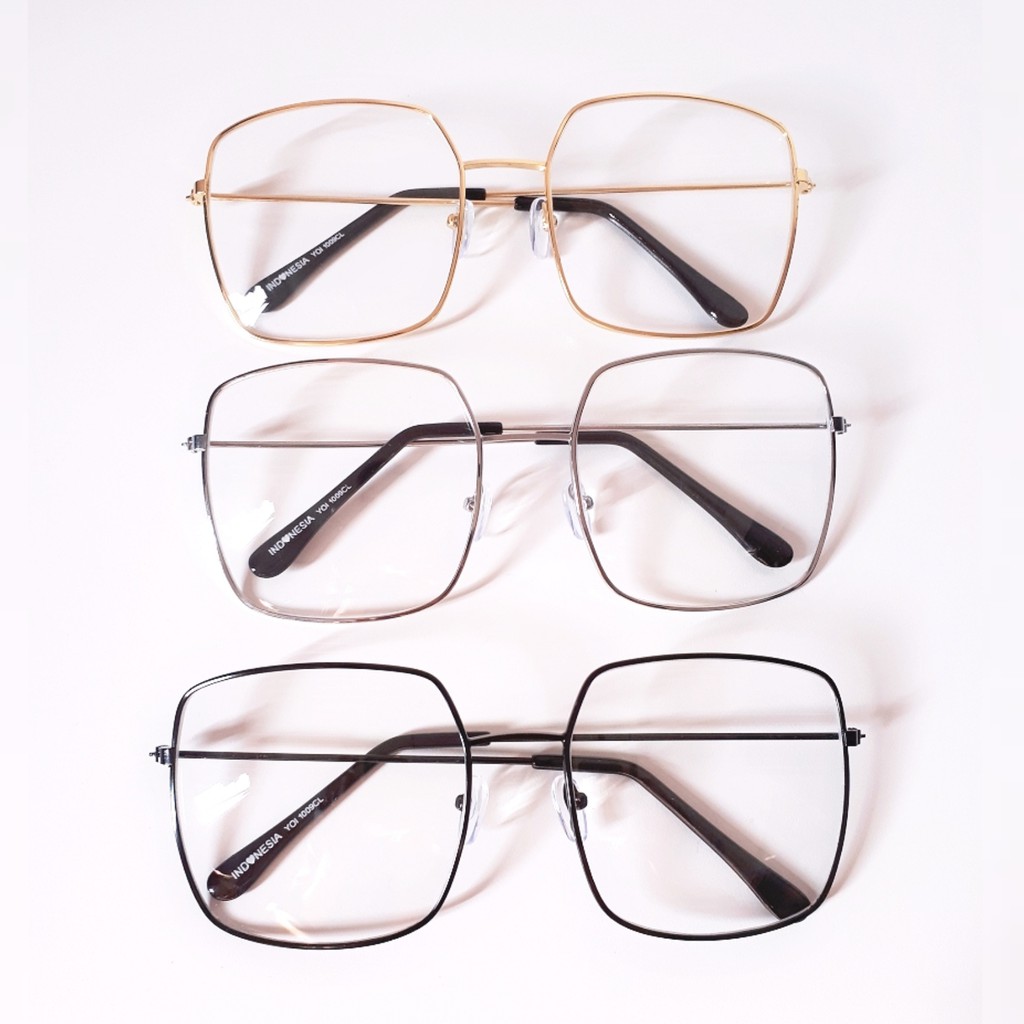 KACAMATA GAYA KOTAK BESAR KOREA