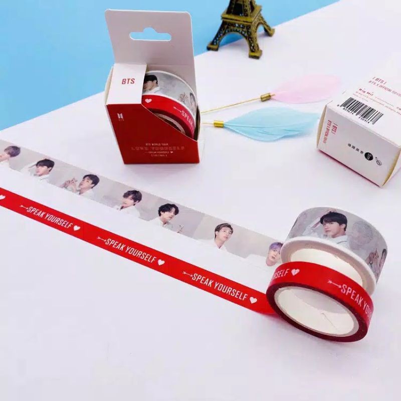 Selotip solatip washi tape bts speak your self