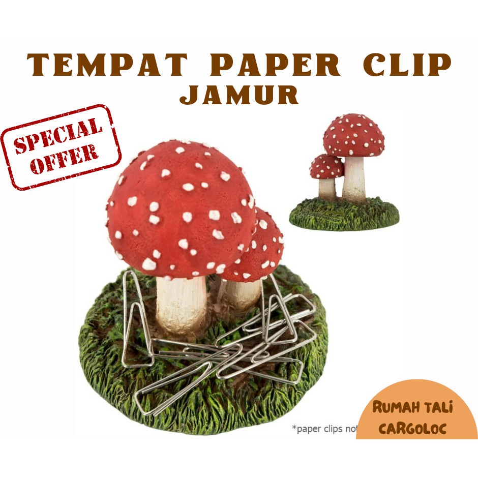 

Tempat Paper Clip Magnet JAMUR MUSHROOM