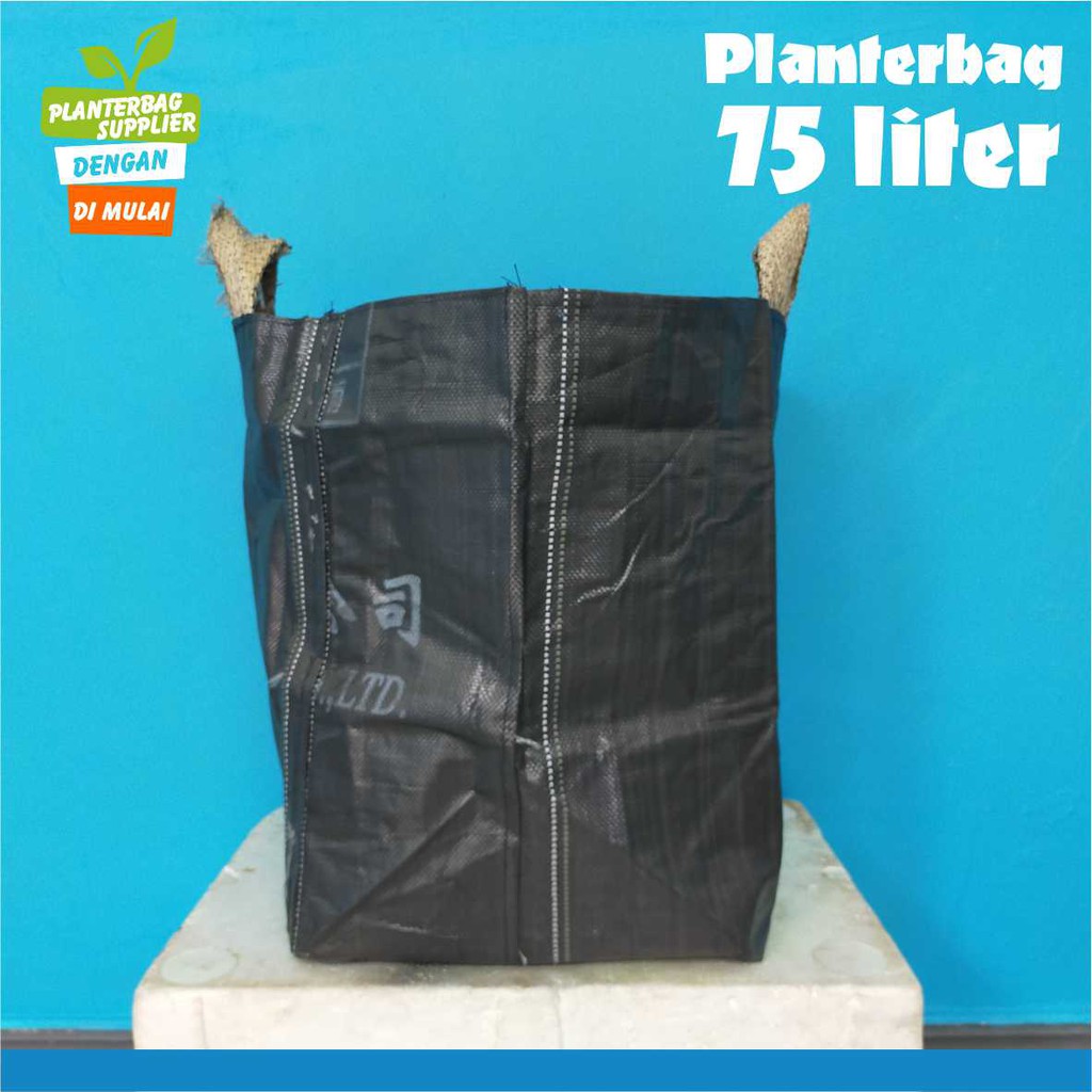 PROMO PLANTER BAG 75 LITER HITAM/POT TANAMAN 75 LITER