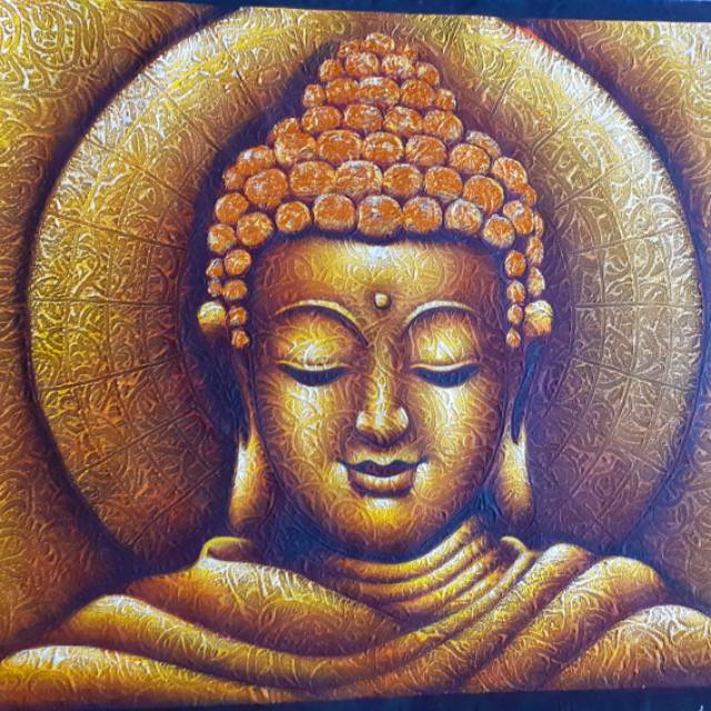 Lukisan Buddha Sakyamuni Simbol Peace, Inspirasi dan Motivasi
