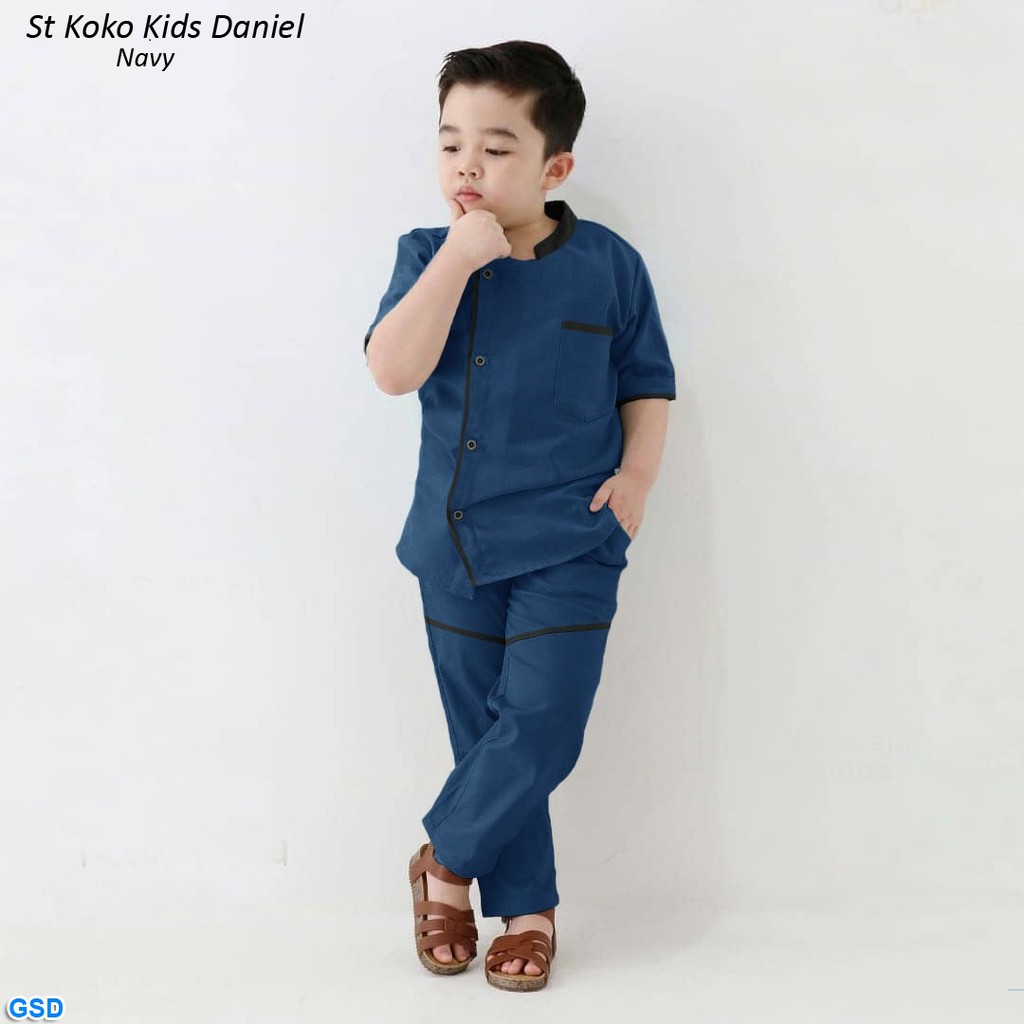 St koko daniel/Baju Koko Anak 5 - 6 Tahun /Setelan Jubah Anak Best Seller