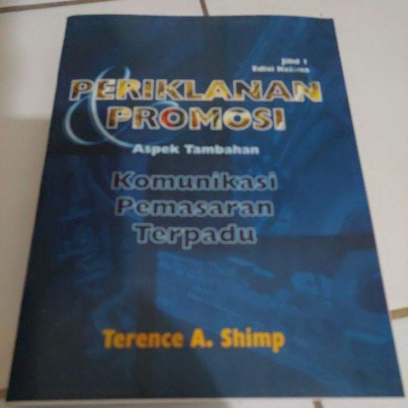 

periklanan promosi jilid 1 edisi kelima terence a shimp