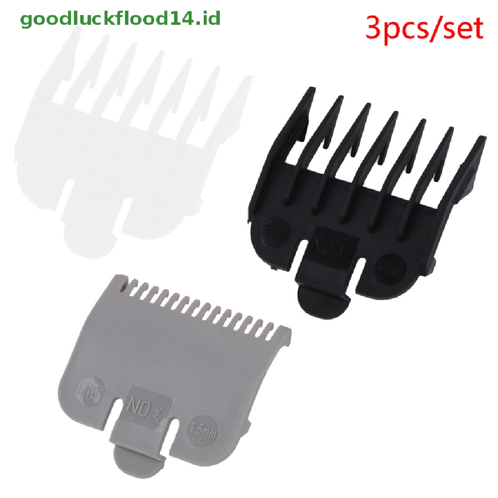 (GOOGFOUR) 3pcs / set Sisir Panduan Pengganti Untuk Alat Cukur Rambut Universal