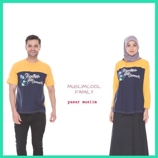 Atasan Kaos Muslim Cool Couple Kaos Couple Keluarga MCF-020