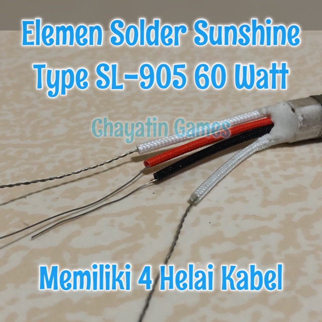 Elemen Solder Sunshine 60 Watt Untuk type SL-905 Model Transparan