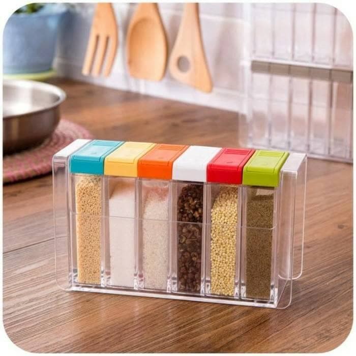 

Tempat Bumbu 6in1 Rak Tempat Bumbu Dapur Organizer Dapur