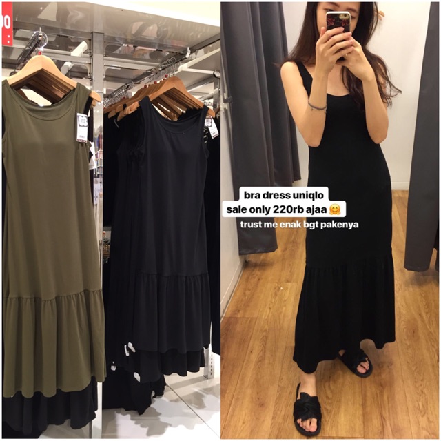 UNIQLO BRA DRESS LENGAN BUNTUNG