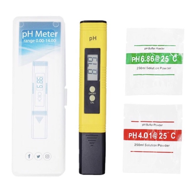 PH Meter Auto Calibrate (PH-02) + Bubuk Kalibrasi Akurasi 0.01