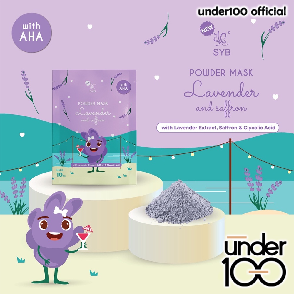 ❤ Under100 ❤ SYB Powder Mask 10g Sachet | Powder Mask | Masker Wajah | Masker Bubuk | Face Mask (✔BPOM)