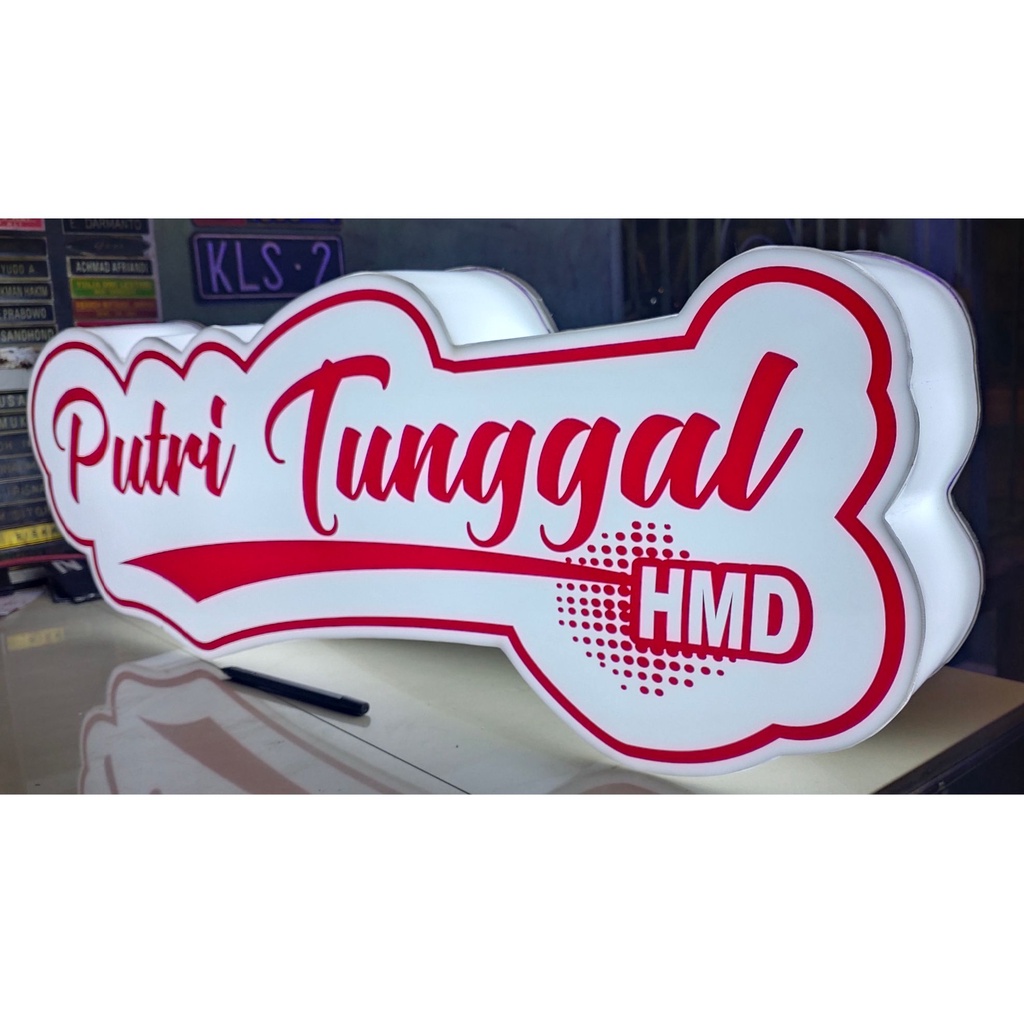 NEON BOX LOGO FULL NYALA AKRILIK INDOOR OUTDOOR