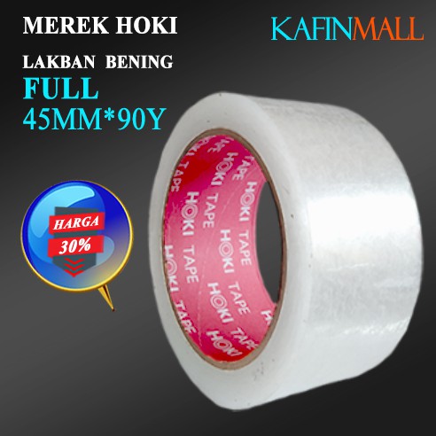 Murah Super Clean 45mmx90Y 45mmx50Y LAKBAN BENING dan Coklat HORICI TAPE DAN HOKI TAPE/ISOLASI