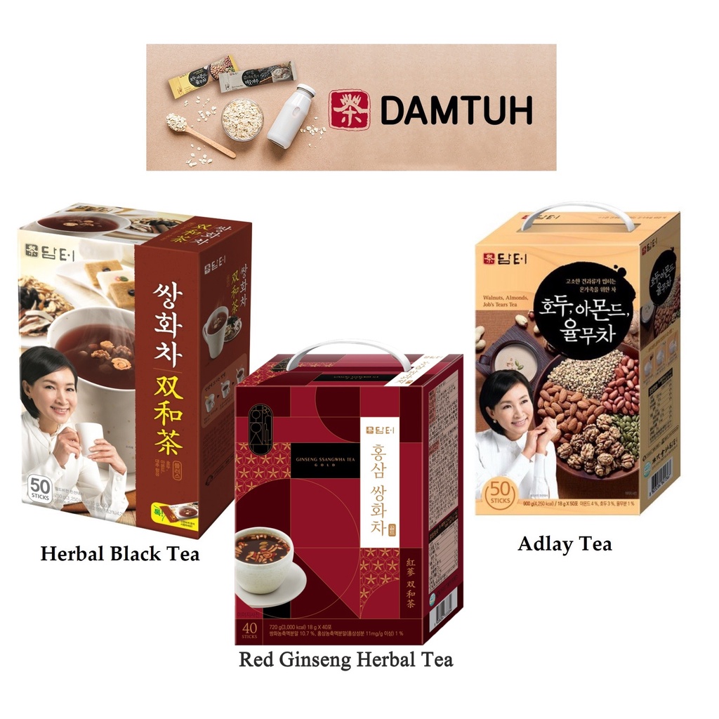 

Damtuh Korea Tea Adlay Tea / Herbal Black Tea Satuan Sachet