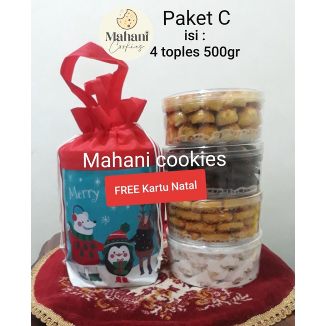 

Hampers Natal Paket C isi 4 toples 500gr